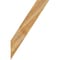 Ekena Millwork 6"W x 22"D x 34"H Traditional Rough Sawn Knee Brace, Western Red Cedar BRC06X22X34TRA00RWR - alternate 3